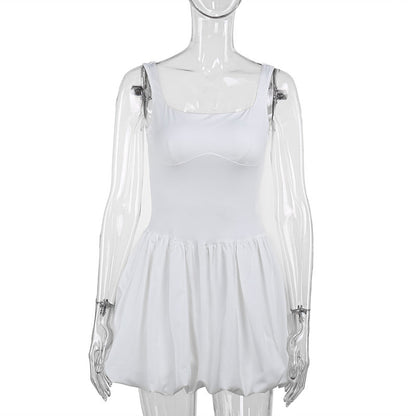 Kvinnors Jumpsuit Samlad Detalj Andningsbart Tyg 1