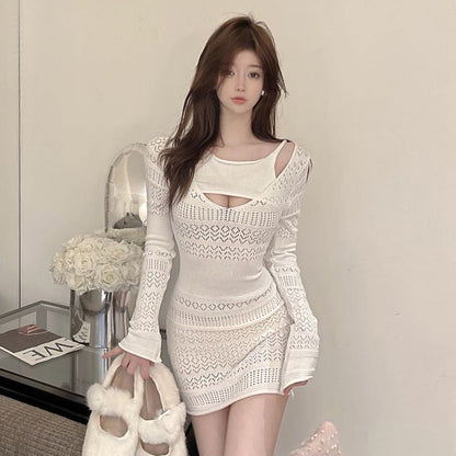 Variant image for Fina Dam Klänningar Slim Fit Långärmad Hohestrick-1