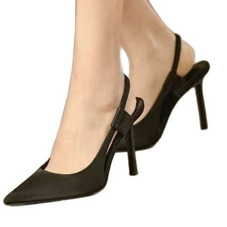 Slingback Pumps med Spetsig Tå i Syntetmaterial – Ergonomiskt Foder för Komfort och Elegant Silhuett 6