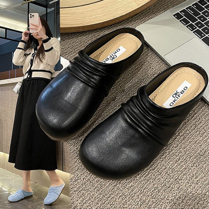 Kvinnors Pantoletter Elegant Vikdesign Terry Material 2