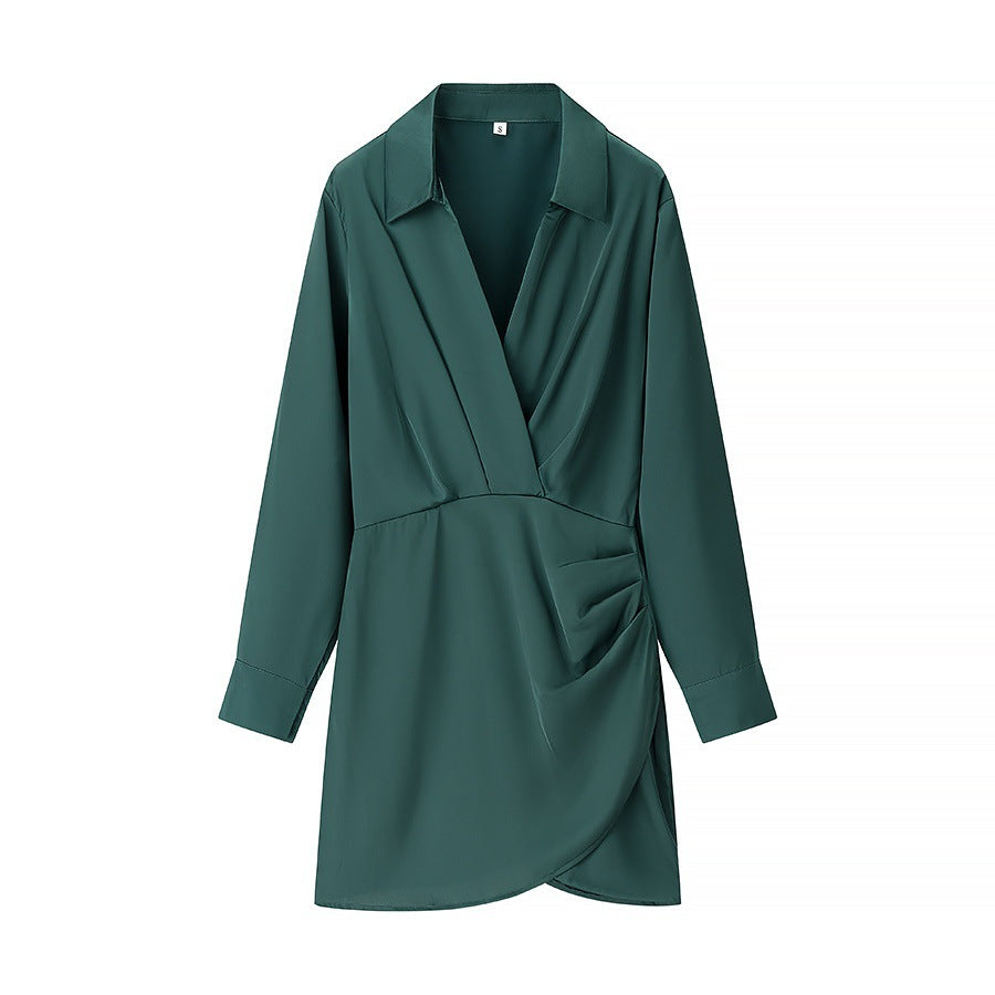 Skjortklänning Dam Utställda Hem Andningsbart Tyg 8