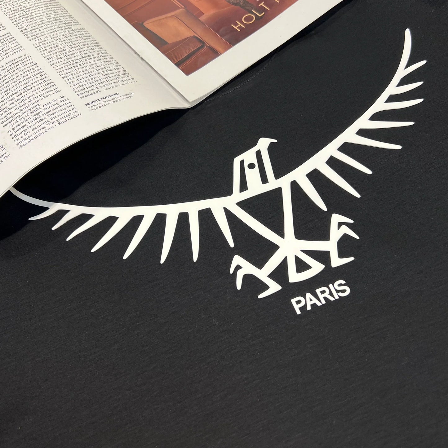 Unisex T-Shirt Geometrisk Design Mjuk Bomull-3