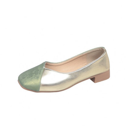 Kvinnors Ballerinas Unik Design Vadderad Innersula Gummisula 6