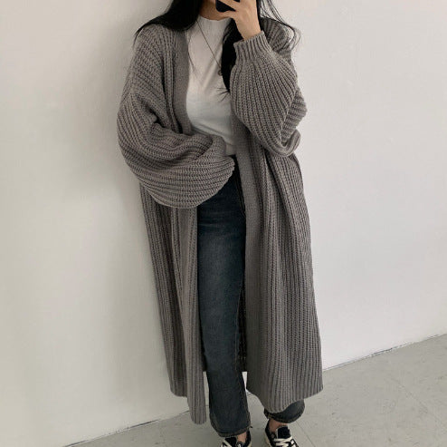 Svart Kappa Dam Långärmad V-ringad Polyester Elegant Loose Fit-3