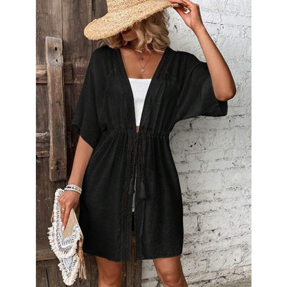 Variant image for Dam Raglanärm Top med Bindande Band Polyester-5