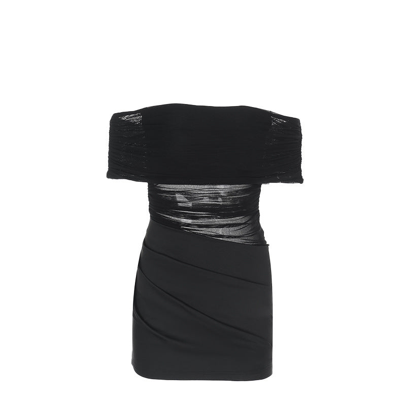 Kvinnors Aftonklänning Draperad Elastisk Tyget 6