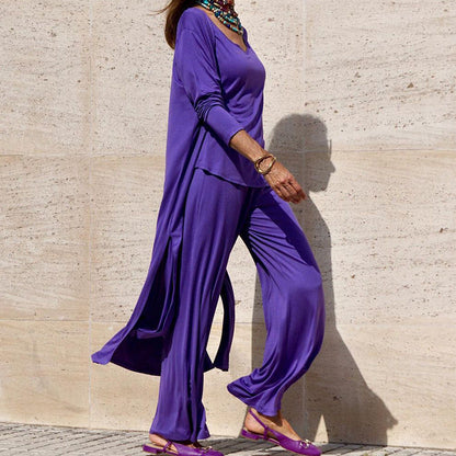 Variant image for Kvinnors Långa Byxor Chic Acetatfiber-17