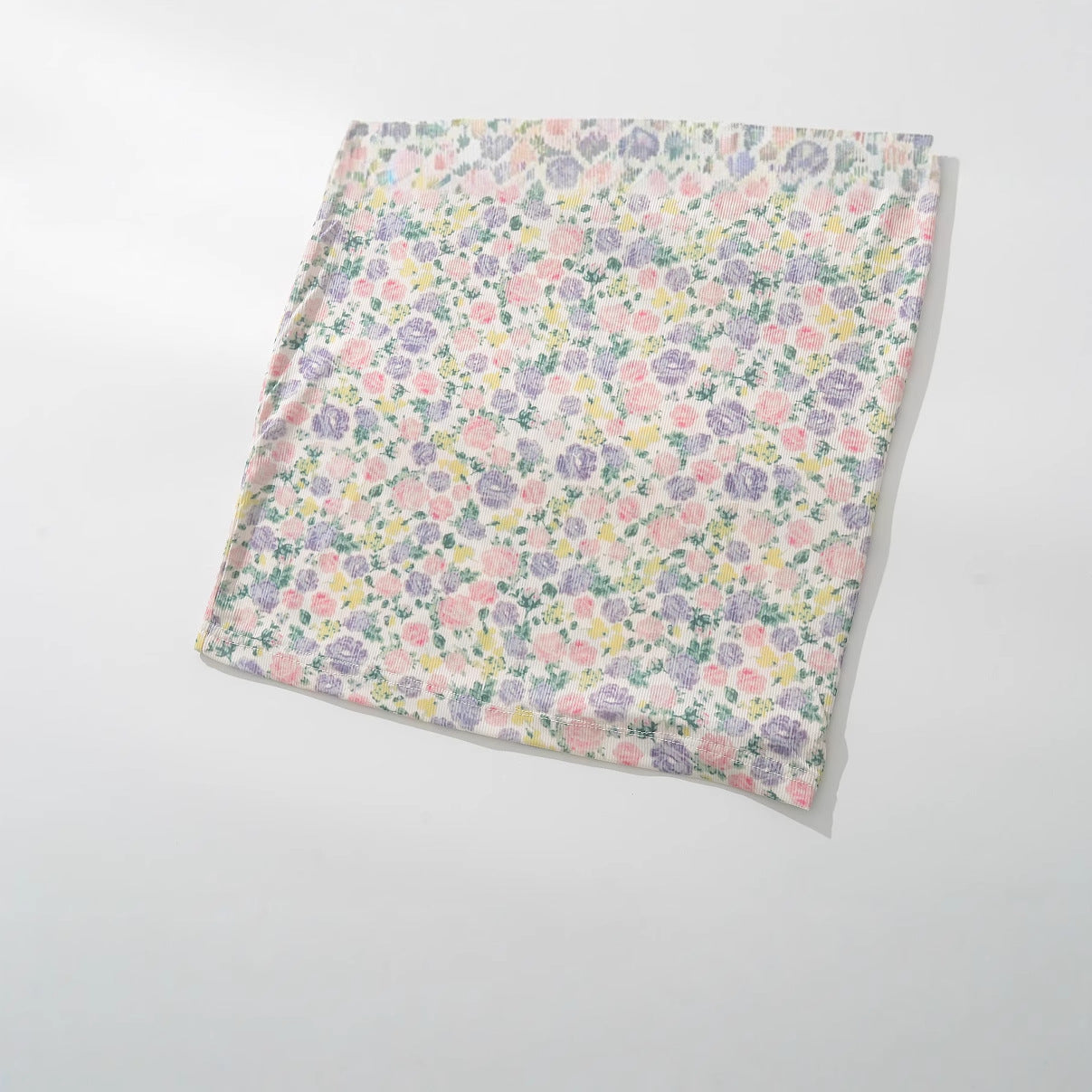 Kvinnors Wrap-Klänning Blommigt Mönster V-hals Andningsbart Tyg-4