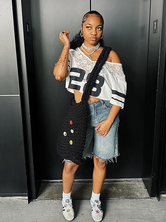 Dam T-shirt V-ringad Kort Ärme Polyester-1