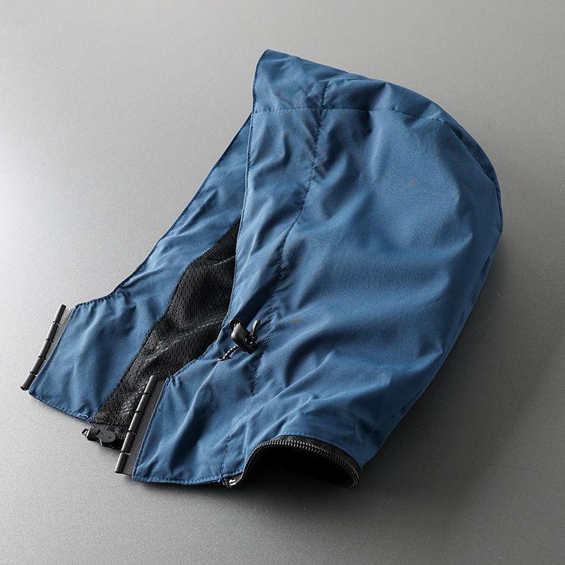 Vattentät Jacka Unisex med Justerbar Huva – Robust Polyester för Utomhusaktiviteter 5