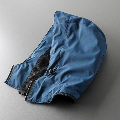 Vattentät Jacka Unisex med Justerbar Huva – Robust Polyester för Utomhusaktiviteter 5