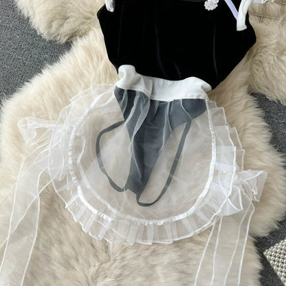 Dam Kombinationsplagg Kinesisk Stil Polyester Hög Midja Måttligt Stretchig 3