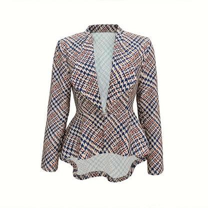 Damen Blazer mit Maßgeschneiderter Silhouette aus Atmungsaktivem Material – Elegant für Büro und Freizeit 4