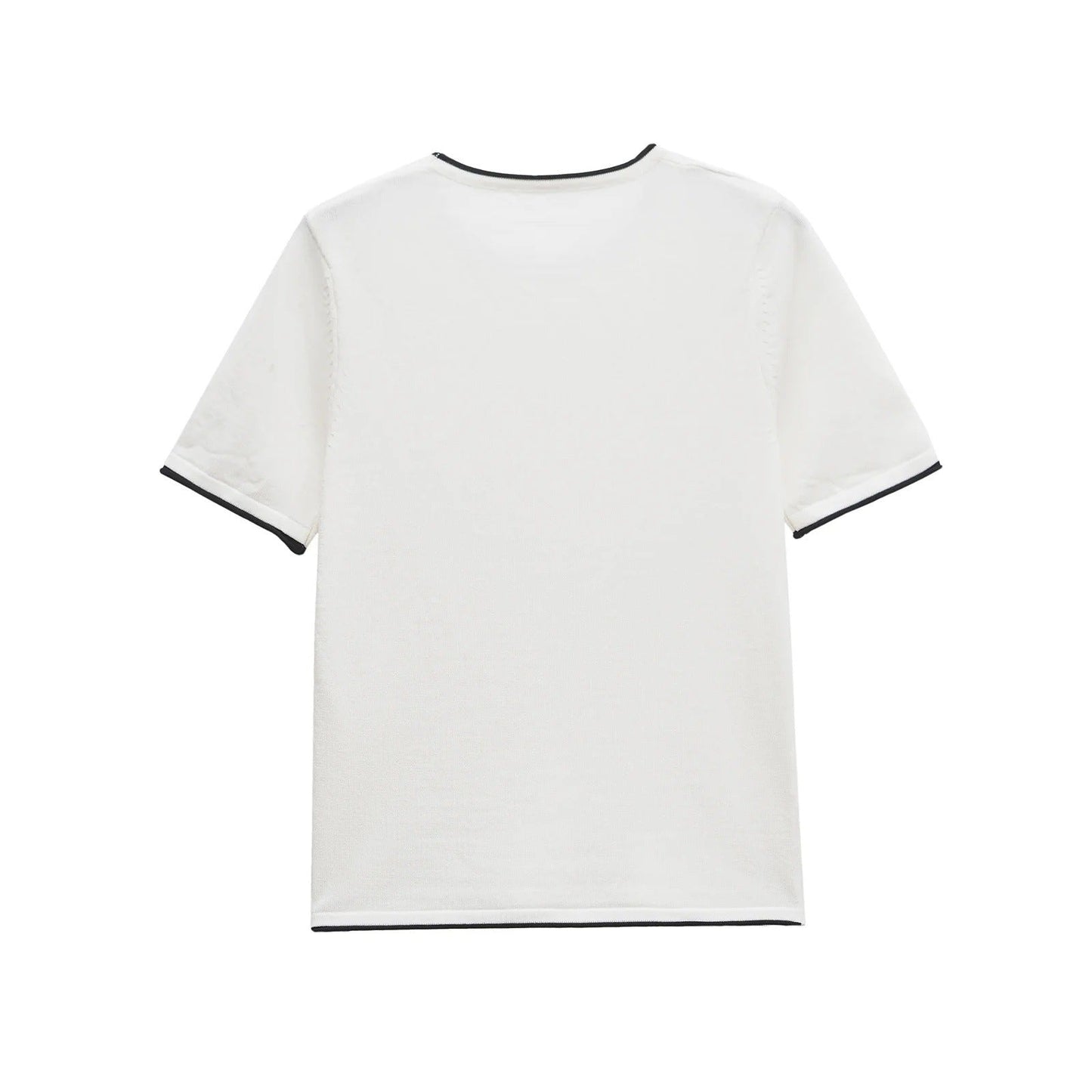 Dam T-Shirt Cirkulär Halsringning 100% Bomull Casual Stil 2