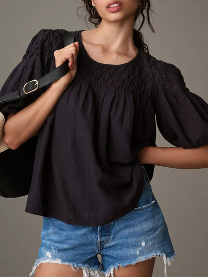 Variant image for Dam Skjorta Kortärmad Vikande Bomull-16