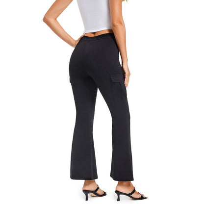 Dam Arbetsbyxor Stretch Monokrom Design Polyester-3