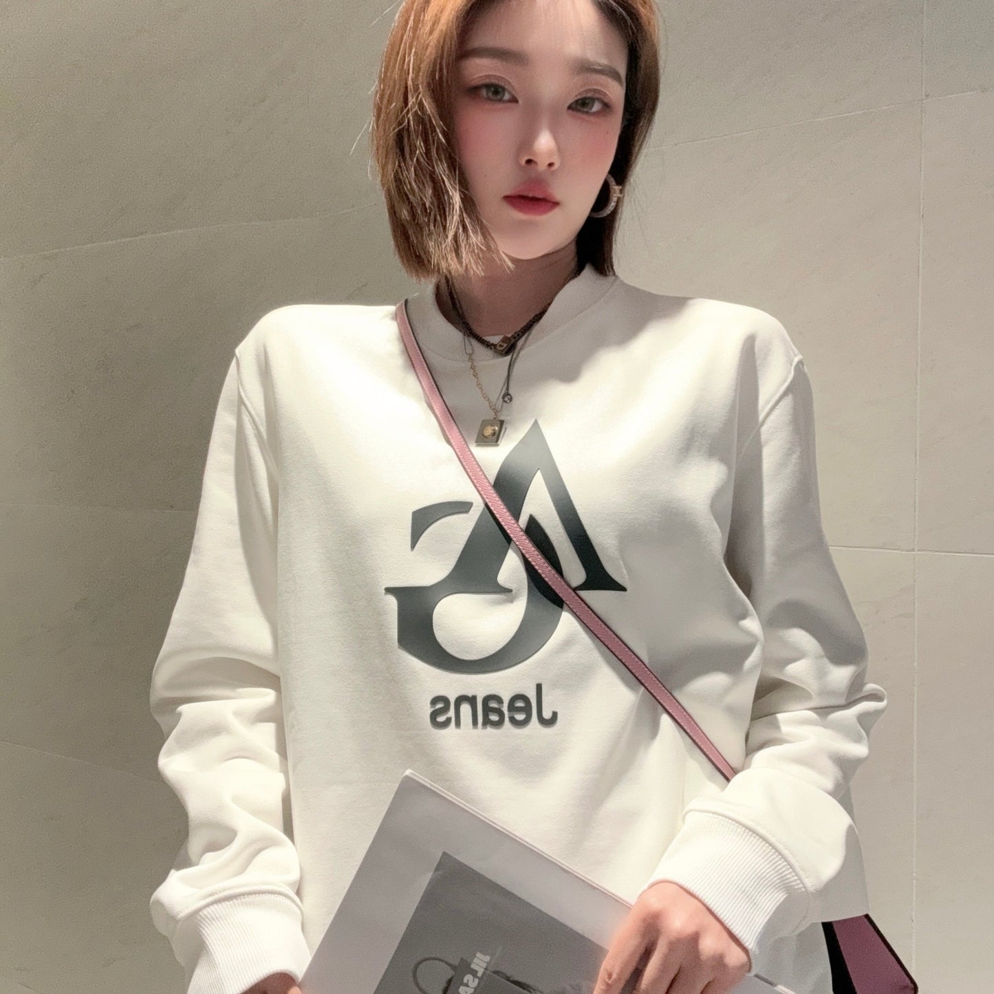 Unisex Fleece Hoodie Långärmad Bomull Casual Komfort-3