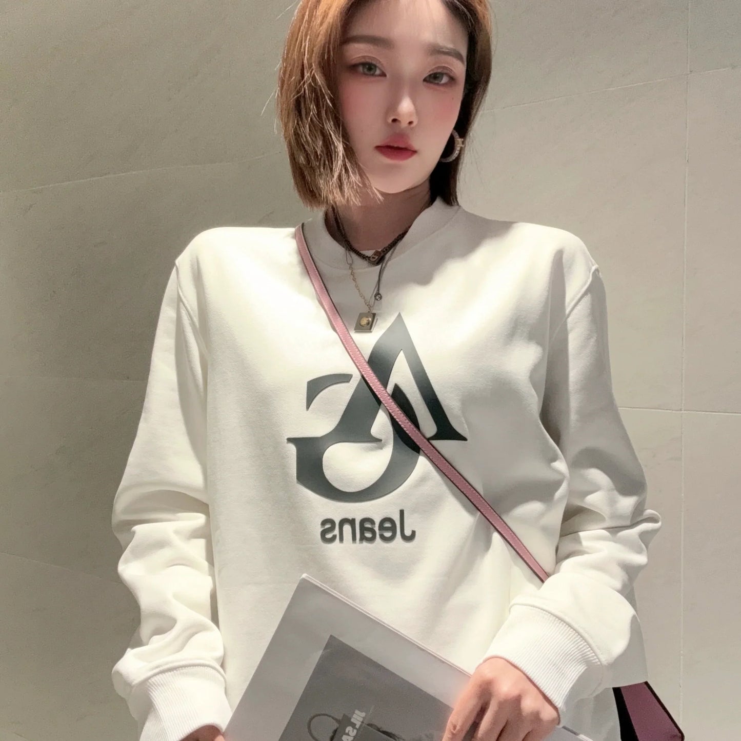 Unisex Fleece Hoodie Långärmad Bomull Casual Komfort-4