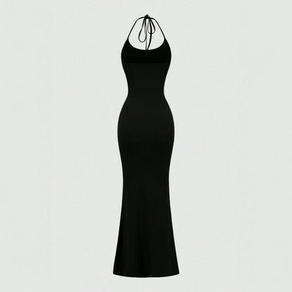 Kvinnors Lång Aftonklänning Bodycon Polyester Elegant-3