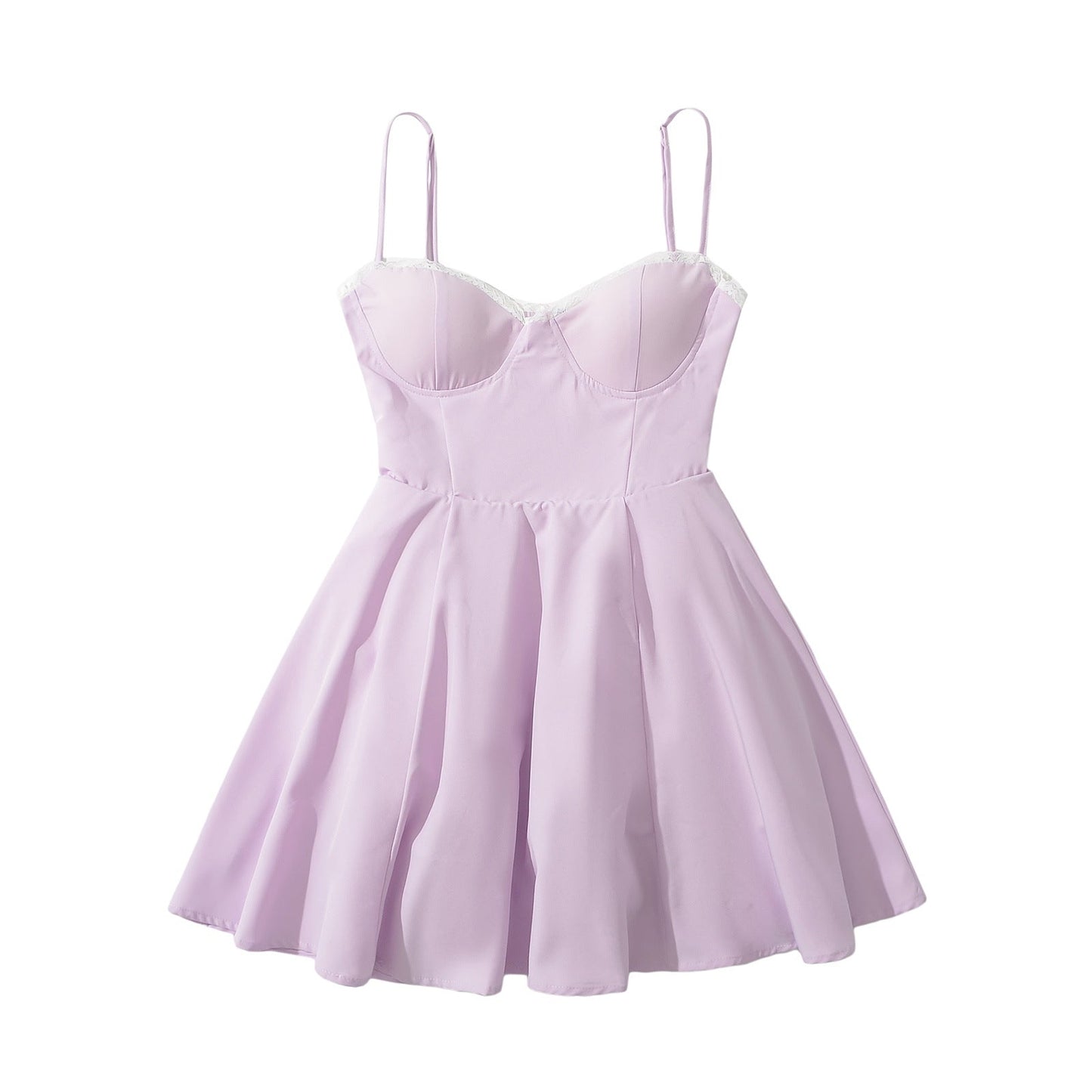 Dam A-Linjeklänning Elegant Toppdel Lätt Andningsbart Tyg 5