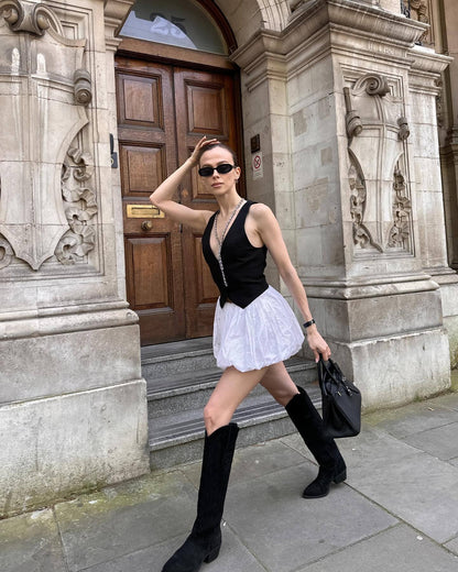 Damklänning Halterneck Polyester Fina Dam Klänningar 3