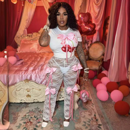 Herr T-shirt Kort Ärmar Rundhals Spandex 3D-Mönster-3