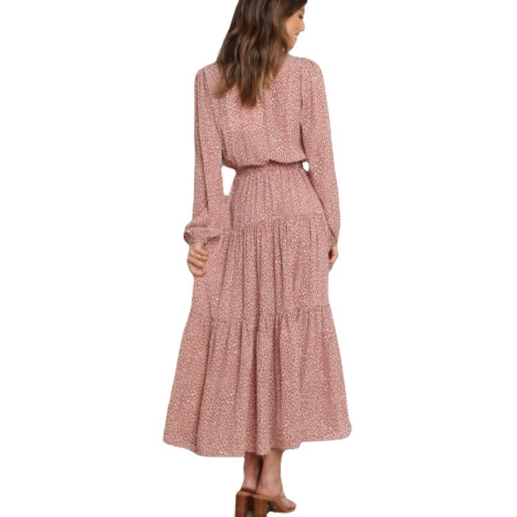 Dam Hem-Rock Bohemisk Tryckt Utställd Polyester-6