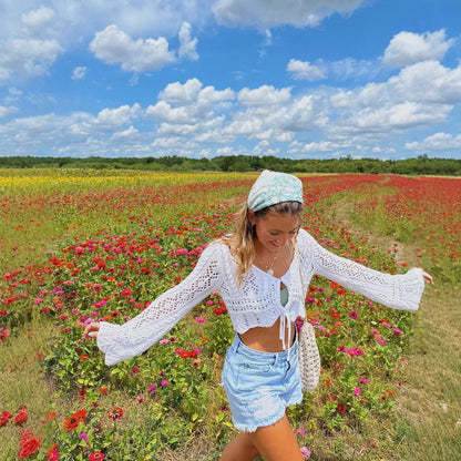 Dam Pullover Löst Passande Urban Stil Polyester-3