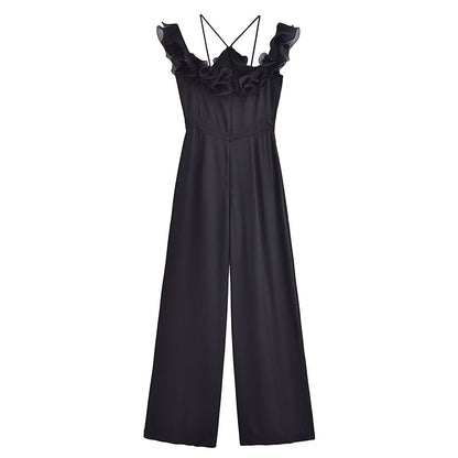 Dam Jumpsuit Skiktad Lätt Polyester-1