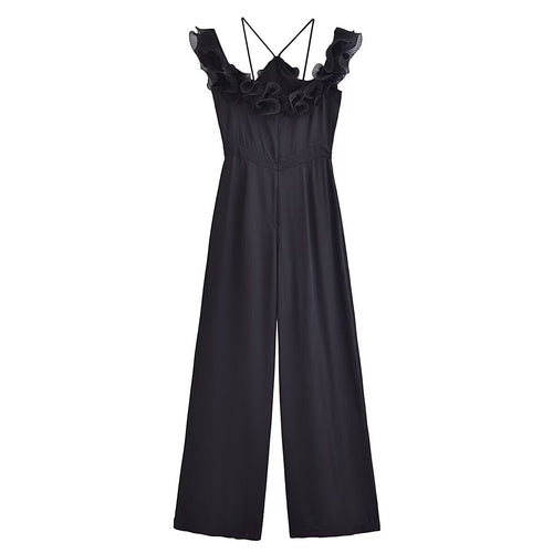 Dam Jumpsuit Skiktad Lätt Polyester-1