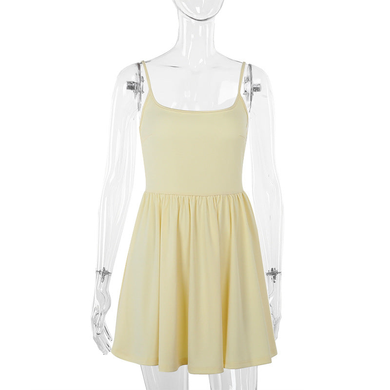 A-Line Damenkleid mit Justierbaren Spaghetti-Trägern – Leichtes Stoff, Perfekt für Alle Anlässe, Größe S-XL 8