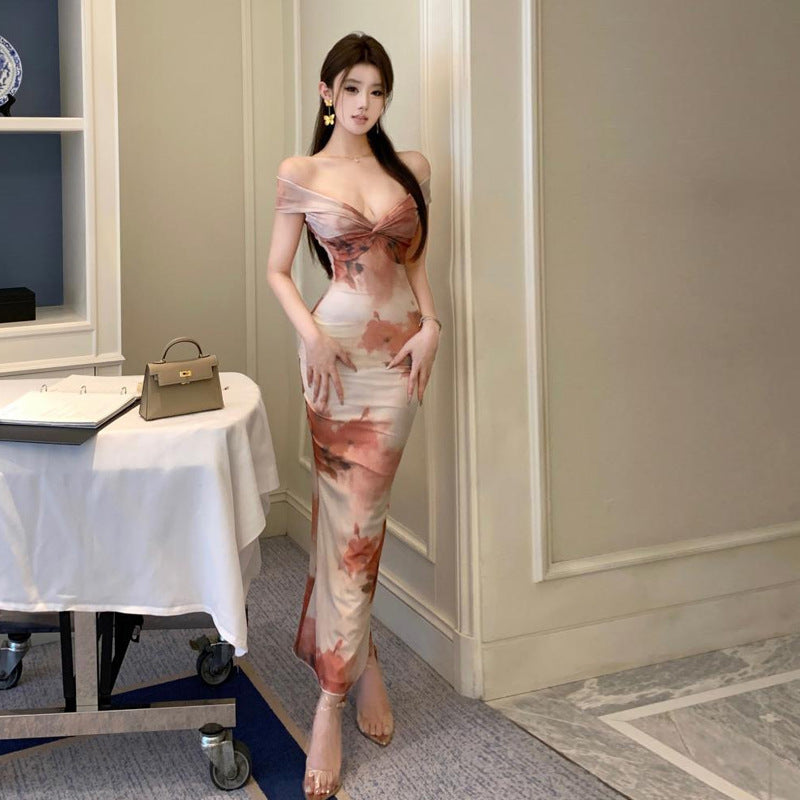 Variant image for Dam Lång Kjol Flared Mesh Slim Fit-1