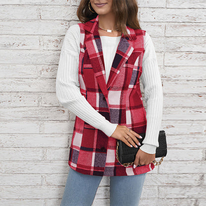Variant image for Dam Cardigan Ärmlös Elegant Polyester Spandex-17