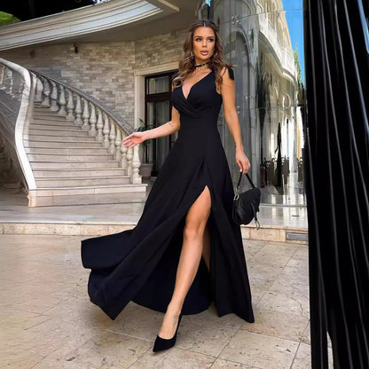 Dam A-linjeformad Kjol Bunden Bak Polyester-3