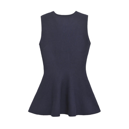 Dam A-linjeklänning Ärmlös Elastisk För Sommar och Fest 4