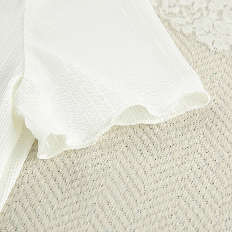 Variant image for Dam Pyjamas Set Rundhalsad Polyester med Trekvartsärmar-7