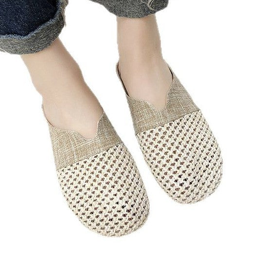 Ergonomiska Mulor för Kvinnor i Andningsbart Material – Bekväm och Slip-resistent Sula för Inomhus och Utomhusbruk 6