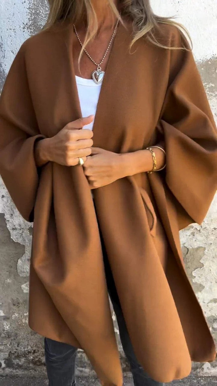 Variant image for Dam V-ringad Jacka Urban Stil Polyester Cape-25