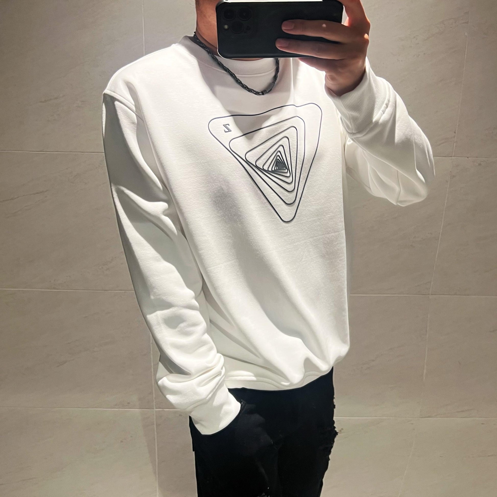 Variant image for Dam Tröja Cirkulär Löst Fit 100% Bomull-1