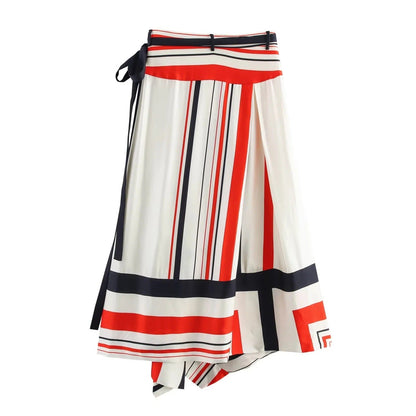 Kvinnors Halsduk Randig Mjuk Tyg för Mångsidig Styling 4