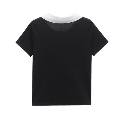 Kvinnors Poloshirt Modern Design Bomull Elegant Komfort 4