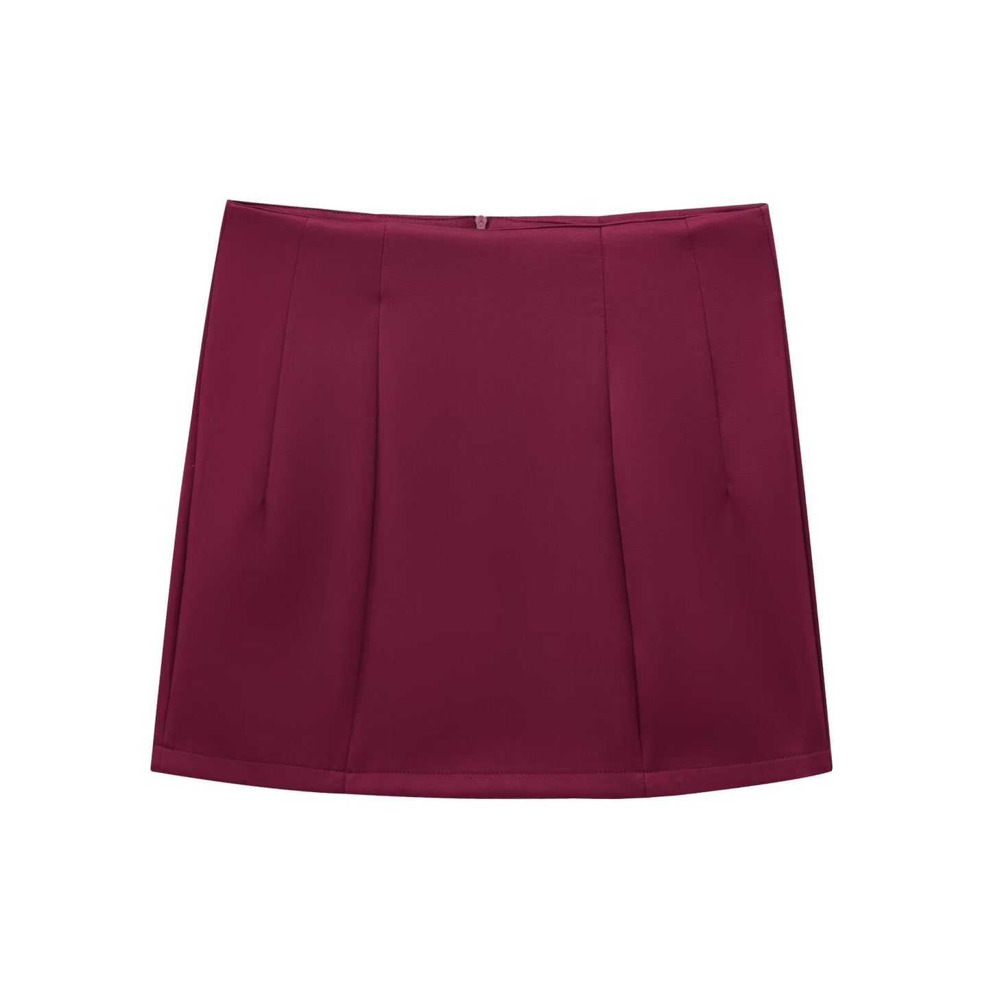Dam Minikjol A-linjeformad med Knappar Polyester-3