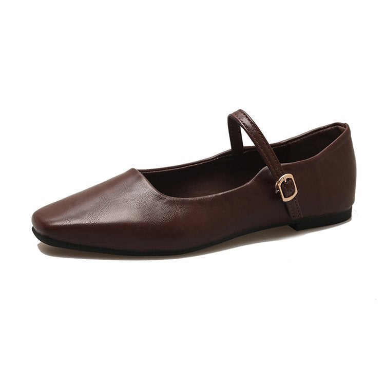 Bequeme Ballerinas Damen aus Synthetischem Leder mit Klassischer Remdesign – Elegante Ballerina Schuhe für Alltag und Festlichkeiten 6