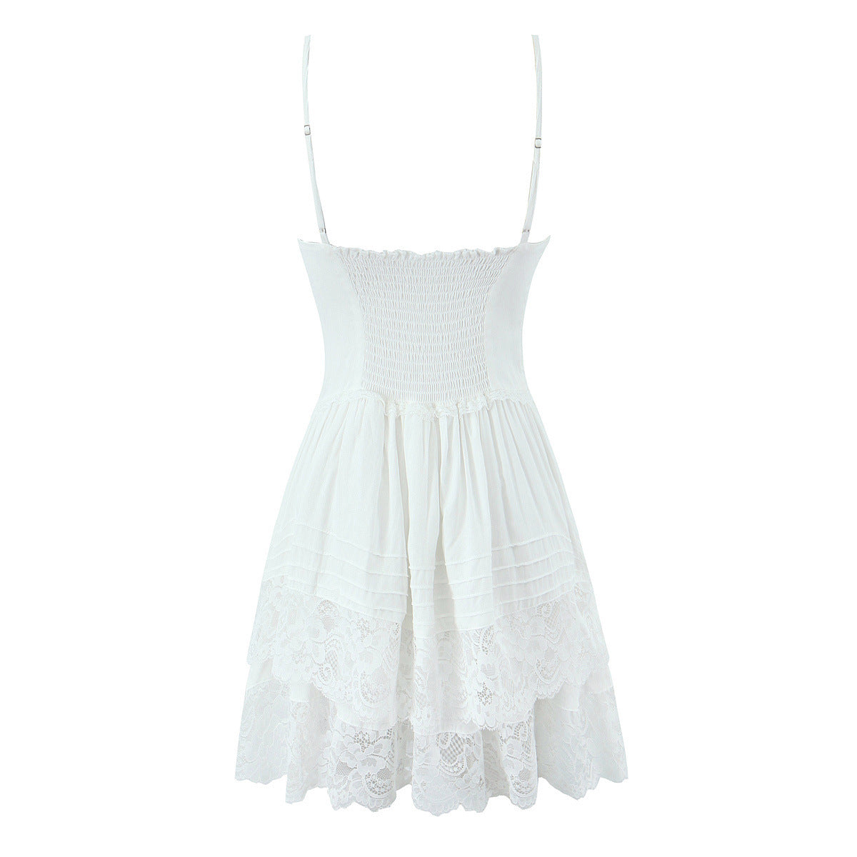 Fina Dam Klänningar Spaghetti Patchwork 100% Polyester 2