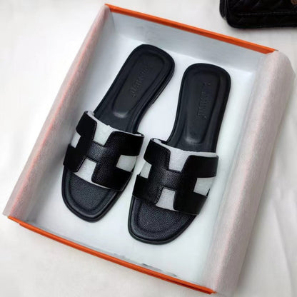 Variant image for Kvinnors Sandaler Bekväm Läder Slip-On Design-25