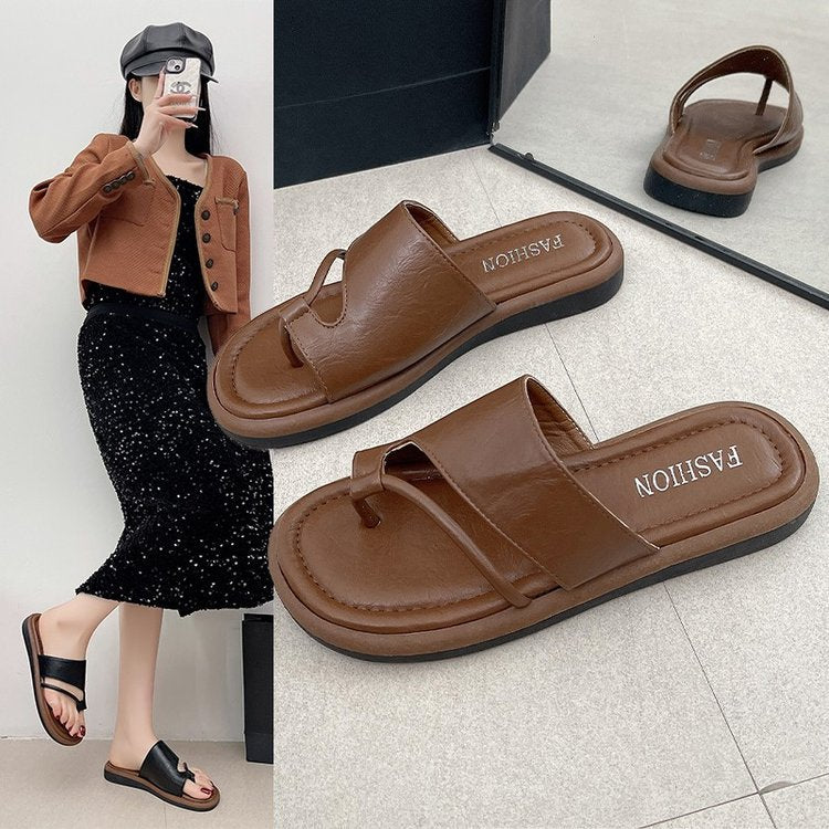 Dam Sandaler Tåavskiljare Vadderad Fotbädd Elegant Remdesign 3