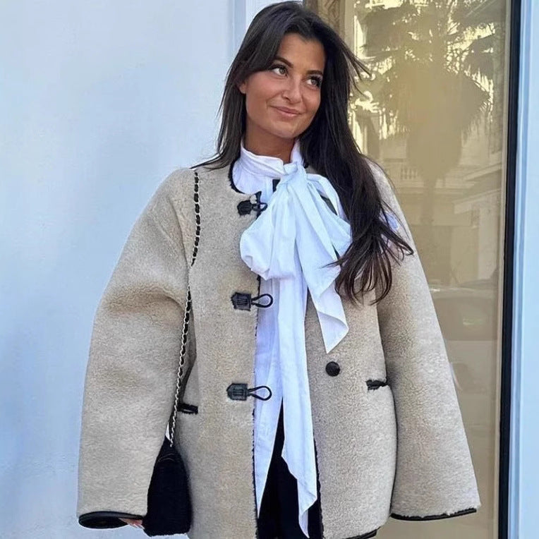 Damen-Steppjacke mit Knopfdetails und großen Taschen – weich und warm, maschinenwaschbar, erhältlich in S-XL 2