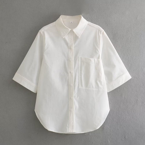 Herren Casual Set 100% Bomull med Fickor-1