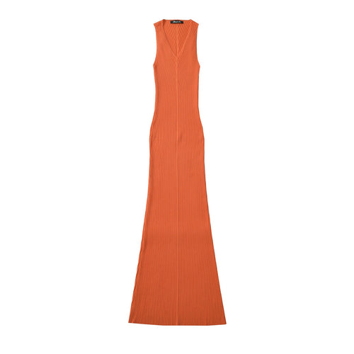Dam Klänning Bodycon V-Neck Polyester Lång Ärmlös-1