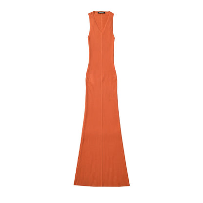 Variant image for Dam Klänning Bodycon V-Neck Polyester Lång Ärmlös-1